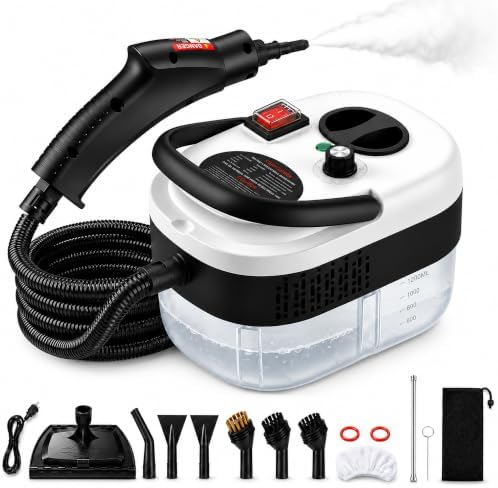 2500W High Pressure Handheld Steam Cleaner, Portable Steamer for Cleaning by florwishhome
