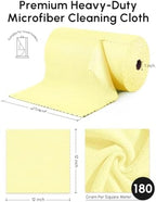 Microfiber Cleaning Cloths Roll 75 Pack 12x12 Inch Lint Free - Image 3