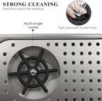 Pitcher Washer, Espresso Washer, Drainage and Drip Tray Stainless Steel Bar Glass Washer is The Sink, and The Cup Spray Washer is The Home Kitchen Hotel Cafe Restaurant (Silvery) - Image 4