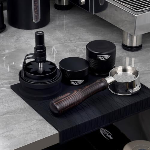 IKAPE 51MM WDT Tool, Espresso Stirrer Distribution Tool, Adjustable Needle Height, Coffee Stirrer with Dosing Funnel & Stand - Image 6