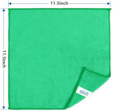 HOMEXCEL 8PK Microfiber Cleaning Cloth, Cleaning Rags for Home, 11.5x11.5in - Image 2