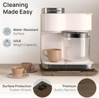 Ibyx Appliance Slider, Sliding Tray for Coffee Maker, 12 x 16 in, Brown - Image 4
