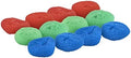 Superio Nylon Scouring Pads - Dish Scrubbers, Durable Mesh Scourers for Dishes, Pots, Stoves - 12 Pack (Assorted Colors) by Superio