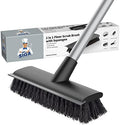 MR.SIGA Floor Scrub Brush with Long Handle for Cleaning Cleaning Bathroom by MRSIGA