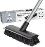 MR.SIGA Floor Scrub Brush with Long Handle for Cleaning Cleaning Bathroom by MRSIGA