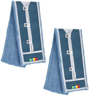 42" Replacement Microfibre Mop Pads for Commercial Dust Mop,2 Pack by MASTERTOP
