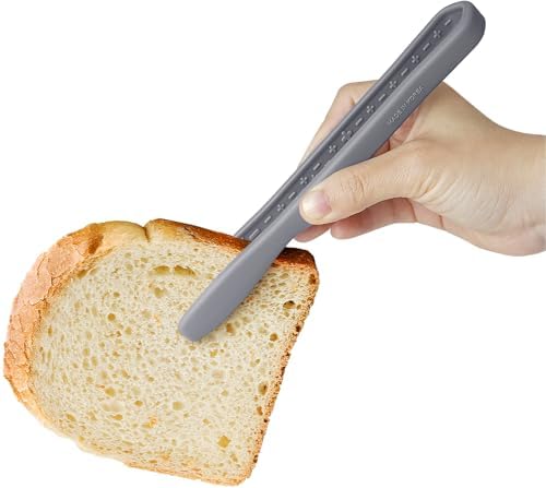 carrotez 2 Pack Mini Silicone Toaster Tongs, Anti-Slip,Non-Scratch mini tongs 7inch silicone tongs - Modern Grey - Image 3