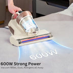 Jimmy Mattress Vacuum Cleaner, Bed Vacuum with UV & Ultrasound, High Heating, Smart Dust Sensor, 15Kpa Powerful Suction, Lightweight, Deep Clean Dust and Pet Hair in One Go(BX6 Lite, Corded) - Image 2