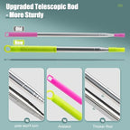CALBEAU Microfiber Dusters for Cleaning, Dusters with Extension Pole - Image 2