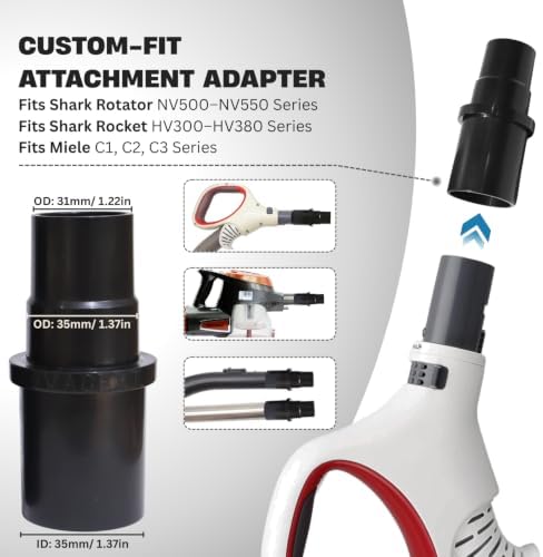 Dryer Vent Cleaner Kit & Dryer Vent Cleaner for Shark Vacuum Attachments - Image 3