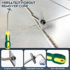 33 Pack Grout Removal Tool Kit, Tile & Caulk Remover Tools with Grout Saws, Scrapers & Blades - Ideal for Floor Tile Grout Cleaning, Bath & Shower - Image 6