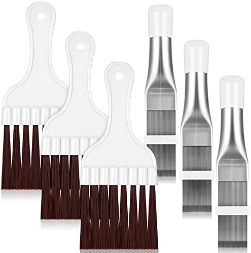 Boao 6 Pieces Air Conditioner Condenser Fin Comb and Fin Cleaning Brush by Boao
