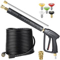 YAMATIC Pressure Washer Gun and 50 FT Hose with Extension Wand 3/8"&M22-14 by YAMATIC