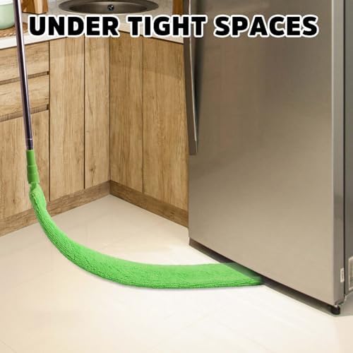 Retractable Gap Dust Cleaner, Bafezoze Gap Cleaning Brush with Long Extension Pole, Flat Duster Under Fridge Appliance Furniture Stove Oven Door Couch - Image 3