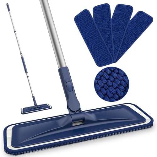 BPAWA Microfiber Mops for Floor Cleaning: Flat Mop for Wood Laminate Tile by BPAWA