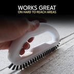 Grout Brush with Stiff Nylon Bristles, Heavy Duty Hand Grout Scrub Brush for Cleaning Baseboards, Floor, Corners, Tiles, Shower, Bath Tub, Floor, Tiles and Other Surfaces - Image 6