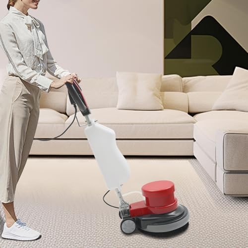 1100W Electronic Floor Cleaning Machine,Commercial Floor Cleaner Machine, Multi-Purpose Carpet Cleaning Machine for Home,Floor Scrubber & Polisher, Large Water Tank, 39-Foot Long Cord - Image 6