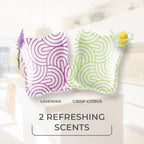 O-Cedar System Easy Wring Spin Mop & Bucket with 3 Extra Refills with Citrus and Lavender Pacs (Variety Pack) - Image 4
