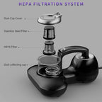 Hersven Mattress Vacuum Cleaner, Handheld UV Bed Vacuum Cleaner 16KPa & 12800 Vibrations Per/Min Upgraded Effectively Clean Up Bed, Pillows, Cloth Sofas, Carpets and Ther Fabric Surfaces - Image 5