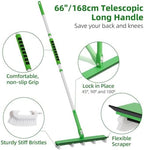 Grout Cleaner Brush with 66'' Long Handle Stiff Bristle Multi-Line Cleaner Adjustable Heads Grout Scrub Crevice Cleaning Brush for Tile Floor, Shower, Bathroom, Kitchen, Wall - Image 4