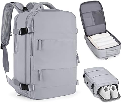 Large Personal Item Travel Backpack For Women Men Airline Approved Carry On Backpack Flight Approved Waterproof Sports Luggage Backpack Casual Daypack Small Hiking Backpack by coofay