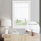 NICETOWN Pure White Thermal Insultaed Blackout French Door Curtain - Image 4