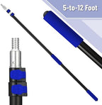 Bates- Telescopic Extension Pole, 12 Ft, Aluminum Alloy, Sturdy Multi-Purpose Extension Pole with Flip-Lock Design for Painting, Dusting and Cleaning - Image 2