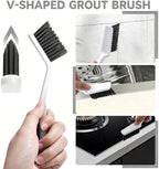 Heavy Duty Cleaning Brush Set with Wire Brush & Scraper - Grill, Oven, Kitchen Crevice,Wheels（15 PCS - Image 6