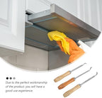 3 Piece Stainless Steel Range Hood Scraper Tool Set for Kitchen Cleaning - Image 2
