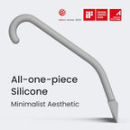 dancemoon JustHang Shower Squeegee with Built-in Hook, 10-Inch Gray - Image 4