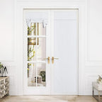 NICETOWN Blackout Door Shade Thermal Insulated Light Block French Curtain by NICETOWN
