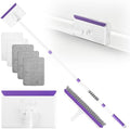 Baseboard Cleaner Tool with 60" Extendable Handle, 5 Reusable Pads by wlich