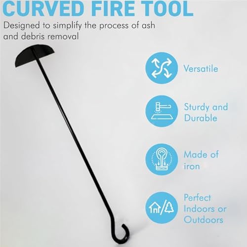 Ash Rake Heavy Duty Tool Scoop for Grill - Image 5
