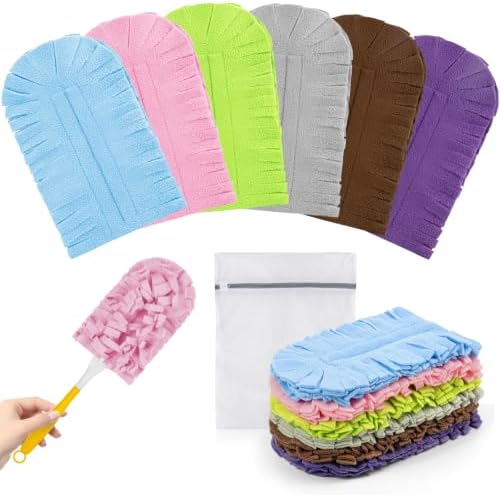Upgraded Fleece Reusable Duster Refills for Swiffer (6 PCS) by CleanBeastie