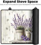 Heat-resistant Stove Top Cover - 28.5" X 20.5" Cooktop Protector Covers, Scratch-resistant Washable Pad Kitchen Countertop Mat (Purple, 28.5" x 20.5") - Image 6