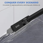 SetSail Grout Cleaner Brush with Long Handle, V-Shaped Floor Brush, Black - Image 6