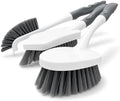 3PCS Heavy Duty Scrub Brush Set - Shower Cleaning Brushes for Bathroom by Bluocean
