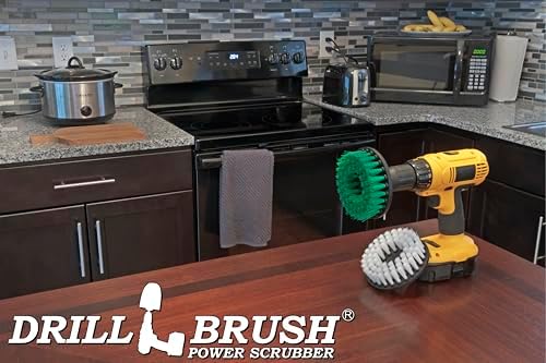 Drill Brush - Clean Stove, Oven Rack, Sink, Tile, Counter, Cabinets, Floors - Image 6