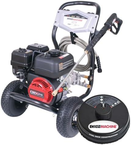 Simpson Clean Machine 3400 PSI Gas Pressure Washer w/ 15" Surface Cleaner by Unknown