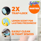 Dusters Refill for Cleaning, Feather & Microfiber Duster Disposable Alternative, for Dusting Furniture, Blinds, Ceiling Fans, Walls, Helps Remove Allergens, New Lemon Scent, 18ct - Image 2