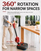 17" Commercial Floor Scrubber Machine Cordless with LED Light - Image 5