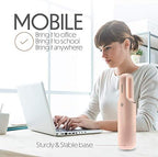 STARUMENT Portable Hand Vacuum Cleaner for Dust Pet Hair Dirt Home Car Interior, Furniture Lightweight Easy to Use, Compact Design Battery Rechargeable with USB-C Cable Pink - Image 6