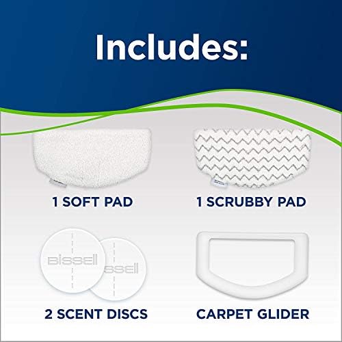 BISSELL PowerFresh Pet Steam Mop 19404 Hard Floor Steamer with Odor‑Eliminating Scent Discs, Easy Scrubber for Tough Messes, 2 Steam Levels, Sanitizes - Image 6