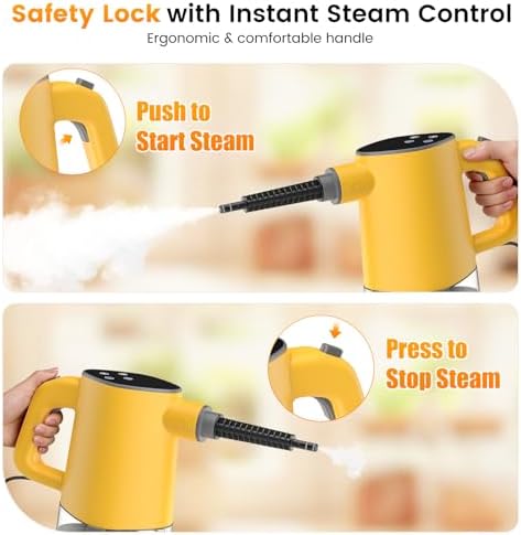 Adjustable Handheld Steam Cleaner for Home,2 Steam Levels - Image 5