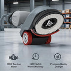 16'' Compact Walk Behind Floor Scrubber Machine - Image 4