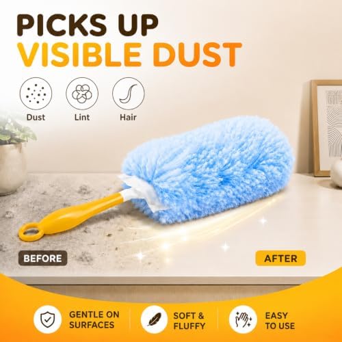 Duster Refills Compatible with Swiffer Duster Handles, 20 Count, 1 Handle - Image 4