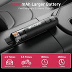 Windone Car Vacuum, 12000Pa 2-in-1 Cleaner & Tire Inflator 150PSI - Image 5