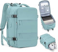 coofay Expandable Backpack For Traveling On Airplane Travel Backpack For Women Men Airline Approved Carry On Bags For Airplanes Gym Bag With Shoe Compartment Waterproof Hiking Backpack Essentials by coofay