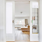NICETOWN Pure White French Door Sidelight Curtains for Side Window Cover by NICETOWN