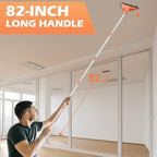 RONSUNG Wall Cleaner Mop, 82-Inch Handle, Baseboard Cleaner Tool, 4 Pads - Image 2